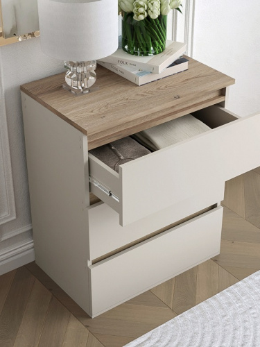 Комод СН-125.03 дуб скандинавский кашемир 