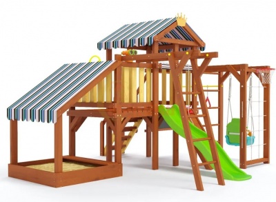 Детская спортивная площадка для дачи Савушка Baby play 13 (Priority)