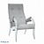 Кресло для отдыха Модель 701 Verona light grey сливочный