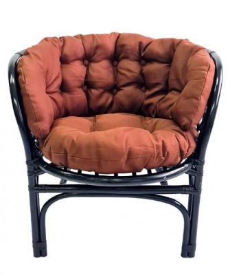 IND Кресло Багама венге подушка коричневая 