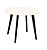 Стол МД-110 Кросс (крышка эмаль слоновая кость без шпона) Е50