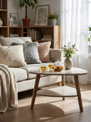 Стол журнальный Бруклин латте орех кантри 