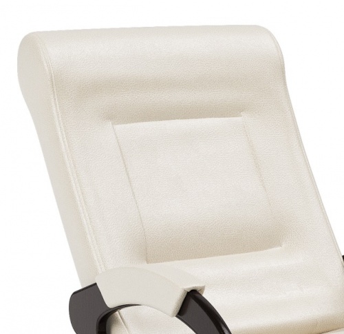 Кресло-качалка Тироль экокожа крем венге