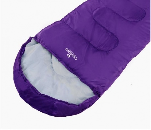 Спальный мешок ACAMPER BERGEN 300г/м2 purple-grey