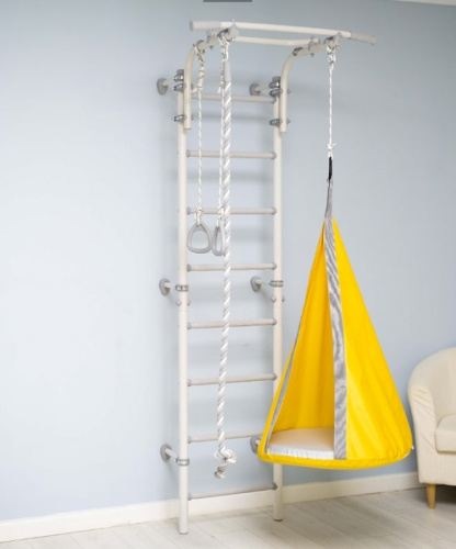 Подвесные детские качели гамак-кокон Romana 1.Д-26.19 (жёлтый)