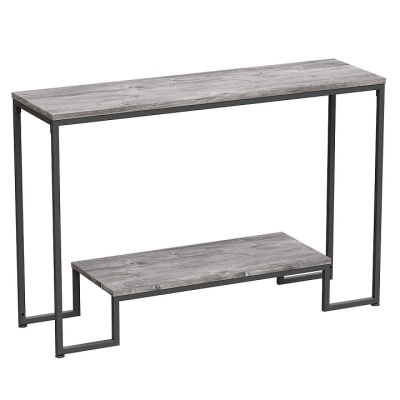 Стол-консоль Пекин 4 сосна пасадена металл черный 