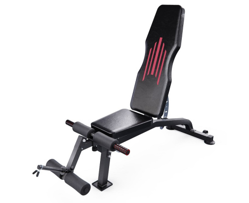 Скамья для жима DFC Sperax со сгибателем разгибателем для ног