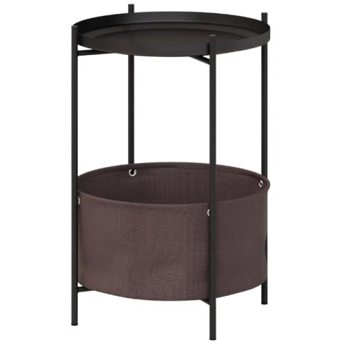 Стол журнальный Элдей коричневый чёрный 