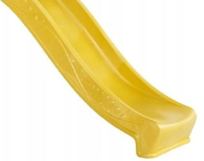 Скат для горки KBT Yulvo HDPE с подключением к воде, желтый