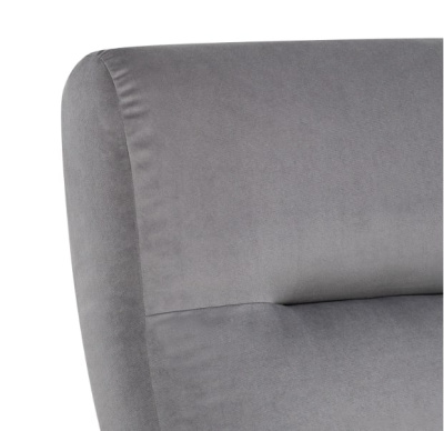 Кресло-качалка Leset Милано венге текстура Velur V32