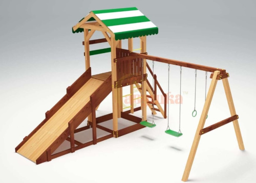 Детская спортивная площадка для дачи Савушка 4 Cезона 4