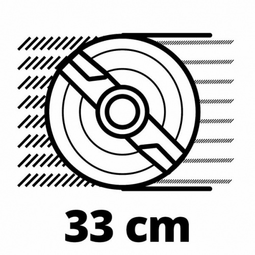 Газонокосилка аккумуляторная Einhell GE-CM 18/33 Li