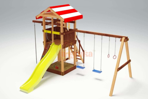 Детская спортивная площадка для дачи Савушка 4 Cезона 3