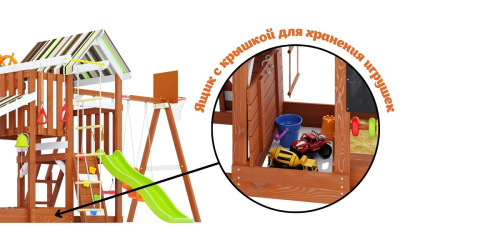 Детская площадка для дачи Савушка TooSun 9 салатовый