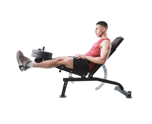 Скамья для жима DFC Sperax со сгибателем разгибателем для ног