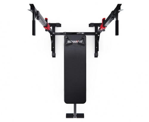 Прямая скамья со стойками под штангу DFC AKYEN