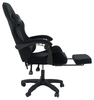 Вибромассажное кресло Calviano 1584 черный велюр 