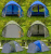Палатка туристическая Acamper VEGA 4-х местная 3000 мм blue