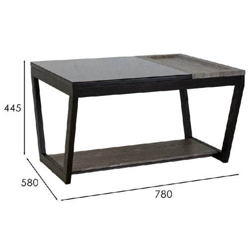 Стол журнальный BeautyStyle 31 дуб шоле графит венге 