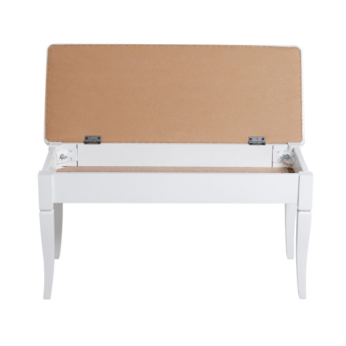 Банкетка Вивальди М экокожа белый 