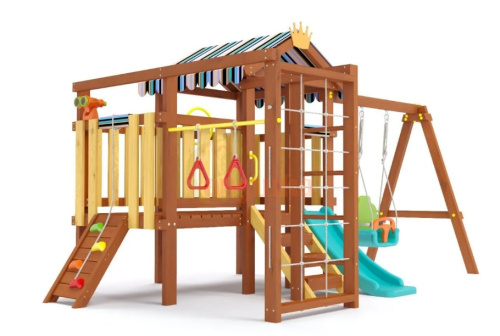 Детская спортивная площадка для дачи Савушка Baby Play 11 (Priority)