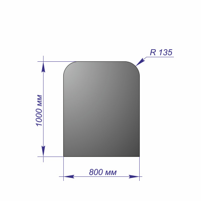 Лист напольный 1000х800х1,5 R135 бронза