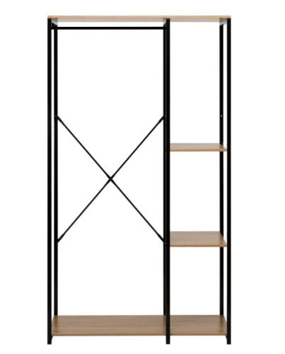 Вешалка напольная широкая Leset Вудми 3 полки 