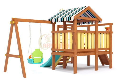 Детская спортивная площадка для дачи Савушка Baby Play 11 (Priority)