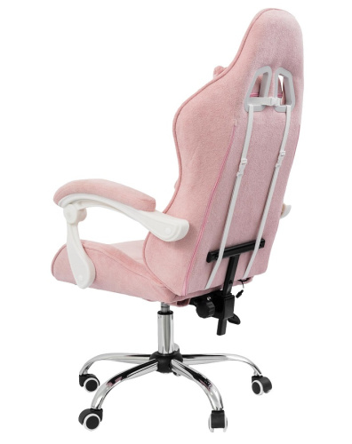 Вибромассажное кресло Calviano ASTI ULTIMATO pink fabric 