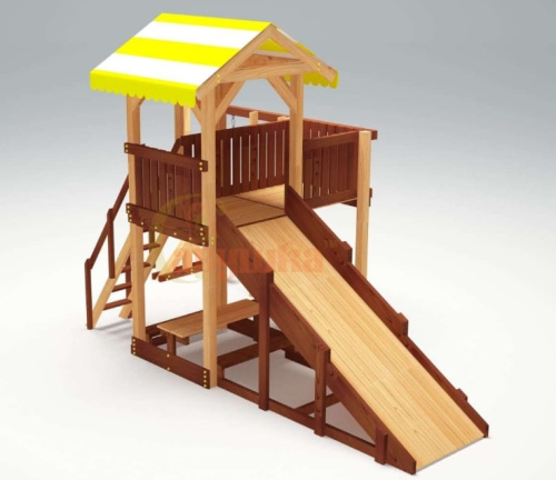 Детская спортивная площадка для дачи Савушка 4 Cезона 5