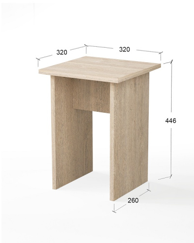 Табурет СН-005.012 дуб экспрессив песочный 