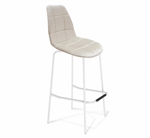 Стул барный Sheffilton SHT-ST29-C/S29 жемчужный белый муар 