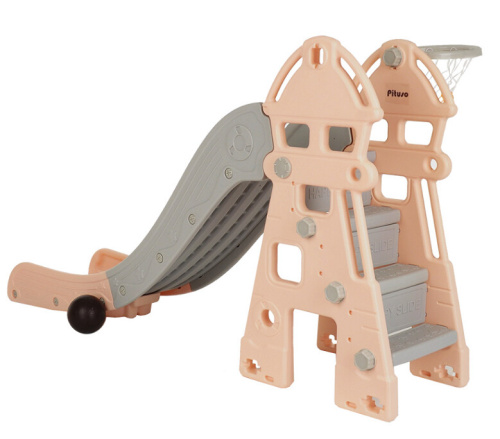 Горка-комплекс Pituso Замок L-DT02 бежевый серый