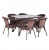 Стол обеденный 6 мест DECO 120х90 шоколад Стол обеденный 6 мест DECO 120х90 шоколад
