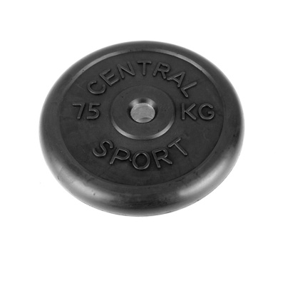 Диск обрезиненный Central Sport 7,5кг 26мм