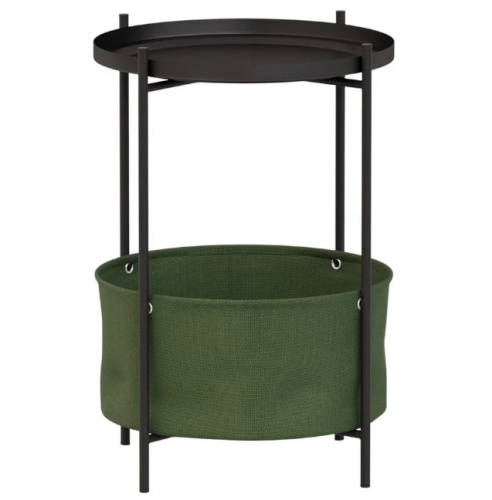 Стол журнальный Элдей хаки чёрный 