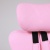 Кресло поворотное LOLU ткань розовый 