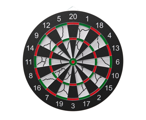 Дартс DFC PRINT двусторонний 45 см 6 дротиков