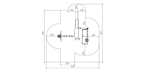 Детская площадка для дачи Савушка TooSun 12 салатовый