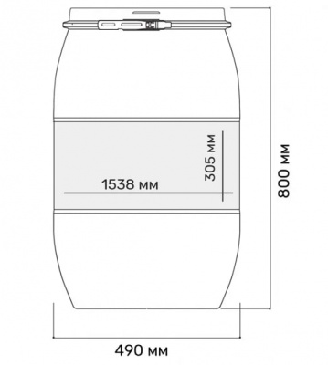 Бочка Open Top 127 л