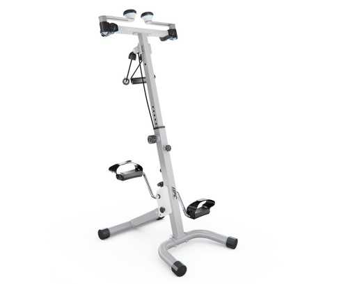 Велотренажер двойной для рук и ног DFC B815G серый