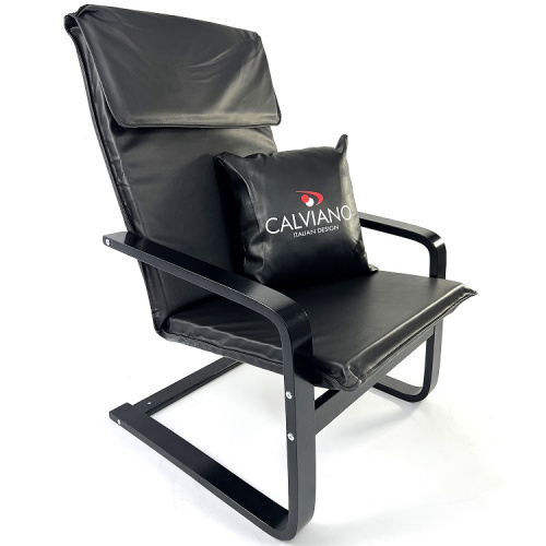 Кресло-качалка Calviano Soft 1 чёрное PU