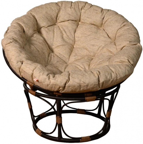Кресло из искусственного ротанга Papasan коричневый