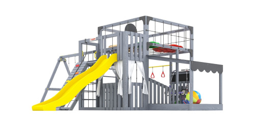 Детская площадка для дачи Савушка КУБ-5 Серый