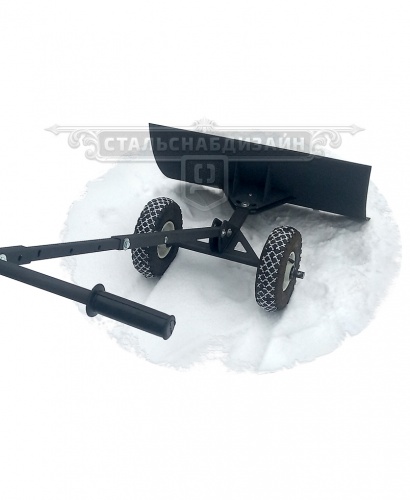 Лопата на колёсах для уборки снега