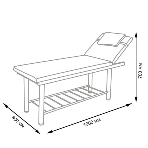 Массажный стол Элеганс МД - 3277 (белый №89/189)