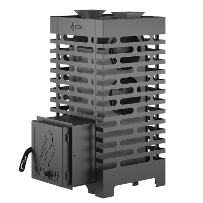 Печь для бани ASTON 20 с баком на трубе 50л (AISI 439)