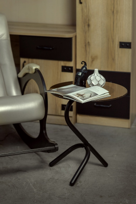 Стол журнальный Дуэт 5 чёрный 