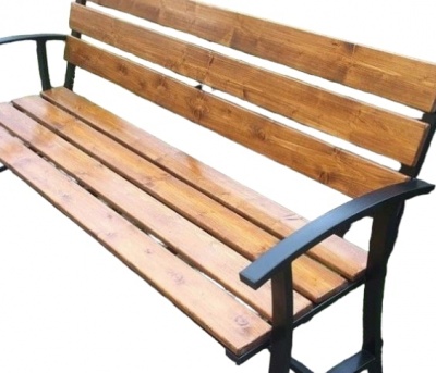 Скамейка со спинкой С80 Саниджи