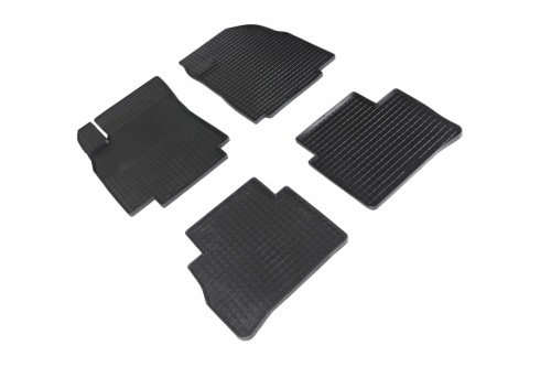 Резиновые коврики салона Сетка для Nissan Tiida 2007-2015 Черные